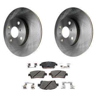 Raybestos® - R-Line™ Plain Front Brake Kit with Ceramic Pads