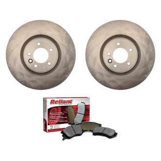 Raybestos® - R-Line™ 1-Piece Brake Kit with Semi-Metallic Brake Pads