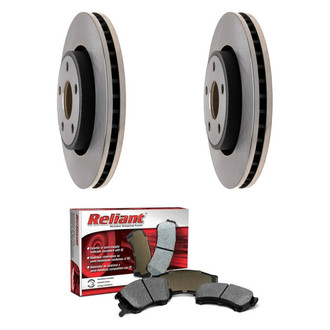 Raybestos® - R-Line™ 1-Piece Brake Kit with Semi-Metallic Brake Pads