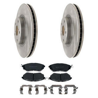 Raybestos® - R-Line™ Plain Front Brake Kit with Ceramic Pads