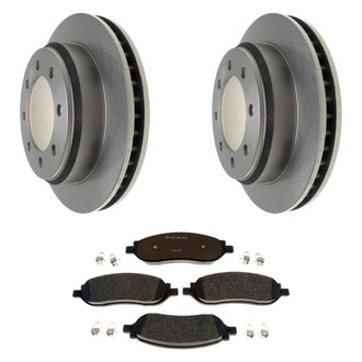 Raybestos® - R-Line™ Plain Rear Brake Kit with Semi-Metallic Pads