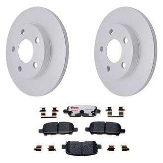Raybestos® - Element3™ Plain Rear Brake Kit with Hybrid Pads