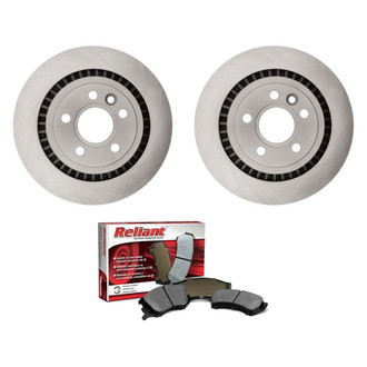 Raybestos® - R-Line™ Plain Rear Brake Kit with Semi-Metallic Pads