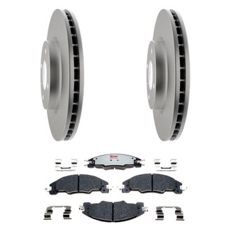 Raybestos® - Element3™ Plain Front Brake Kit with Hybrid Pads