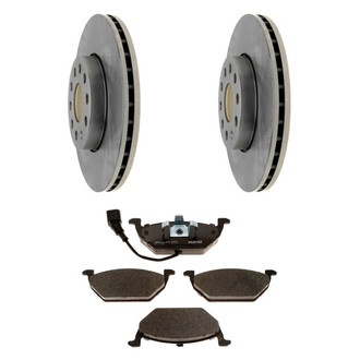 Raybestos® - R-Line™ Plain Front Brake Kit with Ceramic Pads
