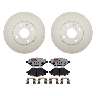 Raybestos® - Element3™ Plain Front Brake Kit with Hybrid Pads