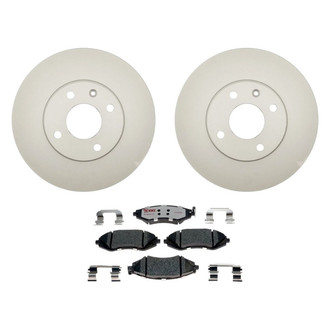 Raybestos® - Element3™ Plain Front Brake Kit with Hybrid Pads