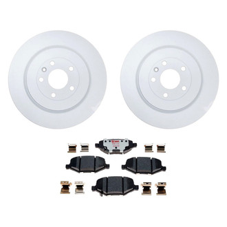 Raybestos® BNDL-1269-31019445 - Element3™ Plain Rear Brake Kit with Hybrid Pads