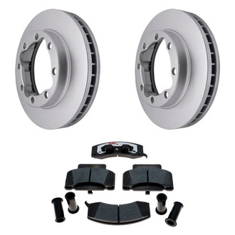 Raybestos® - Element3™ Plain Front Brake Kit with Hybrid Pads