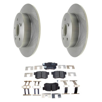 Raybestos® - R-Line™ Plain Rear Brake Kit with Ceramic Pads
