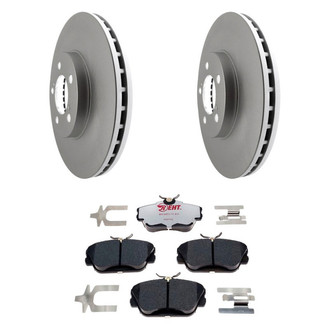 Raybestos® - Element3™ Plain Front Brake Kit with Hybrid Pads