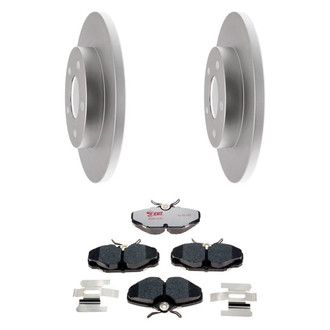 Raybestos® - Element3™ Plain Rear Brake Kit with Hybrid Pads