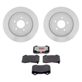 Raybestos® - Element3™ Plain Rear Brake Kit with Hybrid Pads