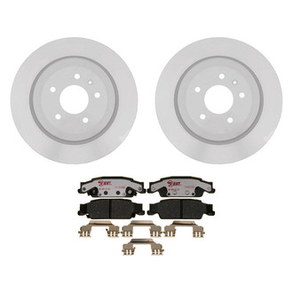 Raybestos® - Element3™ Plain Rear Brake Kit with Hybrid Pads