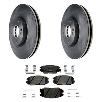 Raybestos® - R-Line™ Plain Front Brake Kit with Ceramic Pads