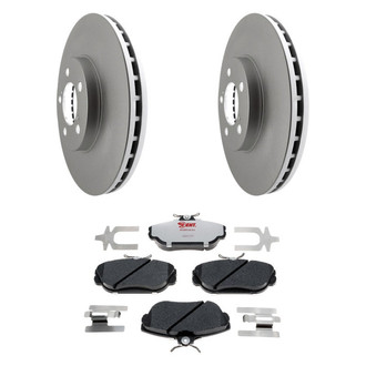 Raybestos® - Element3™ Plain Front Brake Kit with Hybrid Pads