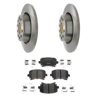 Raybestos® BNDL-1269-31019544 - R-Line™ Plain Rear Brake Kit with Ceramic Pads