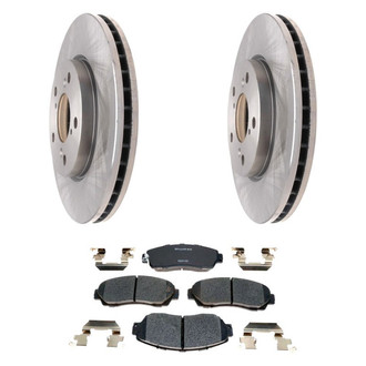 Raybestos® - R-Line™ Plain Front Brake Kit with Ceramic Pads