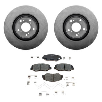 Raybestos® - R-Line™ 1-Piece Brake Kit with Ceramic Brake Pads