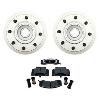 Raybestos® - Element3™ Plain Front Brake Kit with Hybrid Pads
