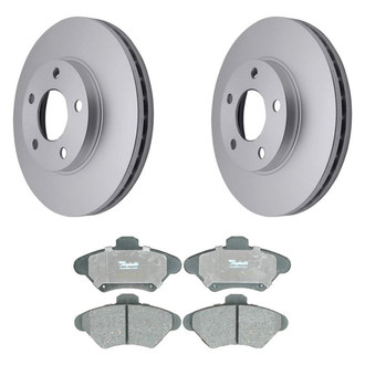 Raybestos® - Element3™ Plain Front Brake Kit with Ceramic Pads