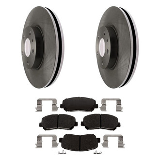 Raybestos® - R-Line™ Plain Front Brake Kit with Ceramic Pads