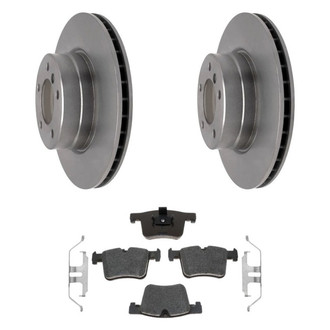 Raybestos® - R-Line™ 1-Piece Brake Kit with Semi-Metallic Brake Pads