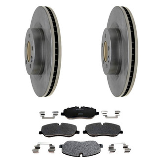 Raybestos® - R-Line™ Plain Front Brake Kit with Semi-Metallic Pads