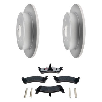 Raybestos® - Element3™ Plain Rear Brake Kit with Hybrid Pads