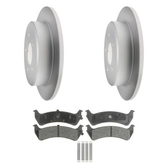 Raybestos® - Element3™ Plain Rear Brake Kit with Semi-Metallic Pads