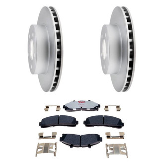 Raybestos® - Element3™ Plain Front Brake Kit with Hybrid Pads