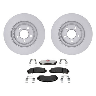 Raybestos® - Element3™ Plain Front Brake Kit with Hybrid Pads