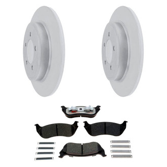 Raybestos® BNDL-1269-31019752 - Element3™ Plain Rear Brake Kit with Hybrid Pads