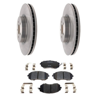 Raybestos® - R-Line™ Plain Front Brake Kit with Ceramic Pads