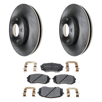 Raybestos® - R-Line™ Plain Front Brake Kit with Ceramic Pads