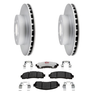 Raybestos® - Element3™ Plain Front Brake Kit with Hybrid Pads