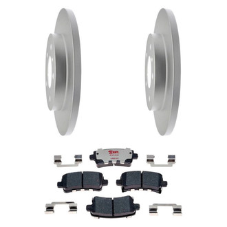 Raybestos® - Element3™ Plain Rear Brake Kit with Hybrid Pads