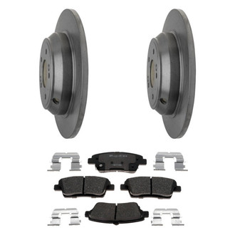 Raybestos® - R-Line™ Plain Rear Brake Kit with Ceramic Pads