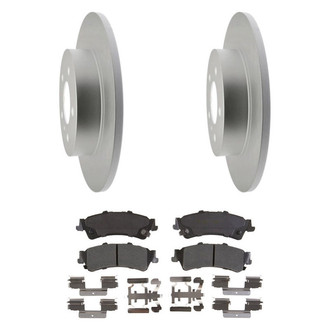 Raybestos® - Element3™ Plain Rear Brake Kit with Semi-Metallic Pads