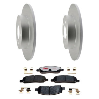 Raybestos® - Element3™ Plain Rear Brake Kit with Hybrid Pads