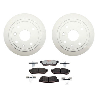 Raybestos® - Element3™ Plain Rear Brake Kit with Hybrid Pads