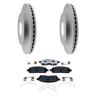 Raybestos® - Element3™ Plain Front Brake Kit with Hybrid Pads