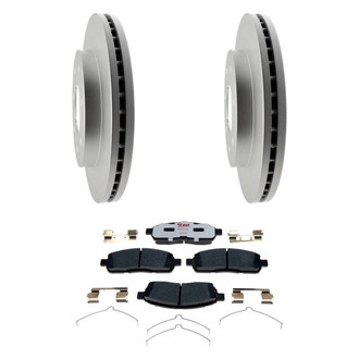 Raybestos® - Element3™ Plain Front Brake Kit with Hybrid Pads