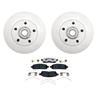 Raybestos® - Element3™ Plain Front Brake Kit with Hybrid Pads