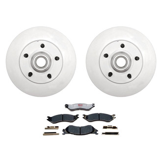 Raybestos® - Element3™ Plain Front Brake Kit with Hybrid Pads