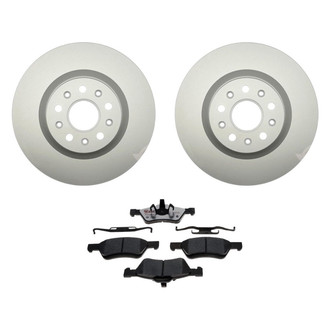 Raybestos® - Element3™ Plain Front Brake Kit with Hybrid Pads