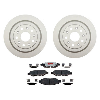Raybestos® - Element3™ Plain Rear Brake Kit with Hybrid Pads