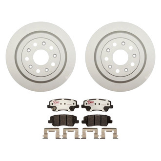 Raybestos® - Element3™ Plain Rear Brake Kit with Hybrid Pads