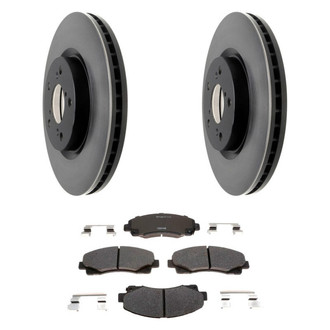 Raybestos® - R-Line™ Plain Front Brake Kit with Ceramic Pads