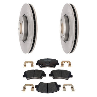 Raybestos® - R-Line™ Plain Front Brake Kit with Ceramic Pads